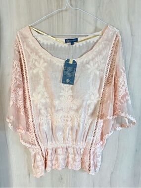 Democracy NWT cotton lined blouse